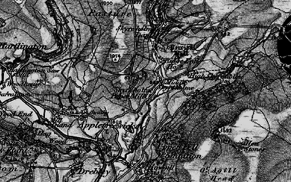 Old map of Whithill in 1898