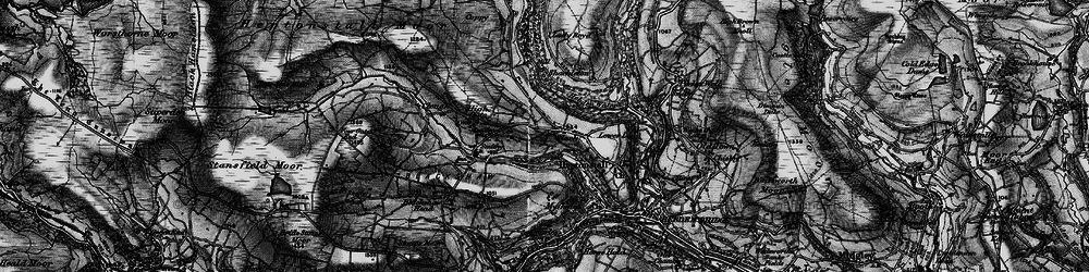 Old map of Slack in 1896