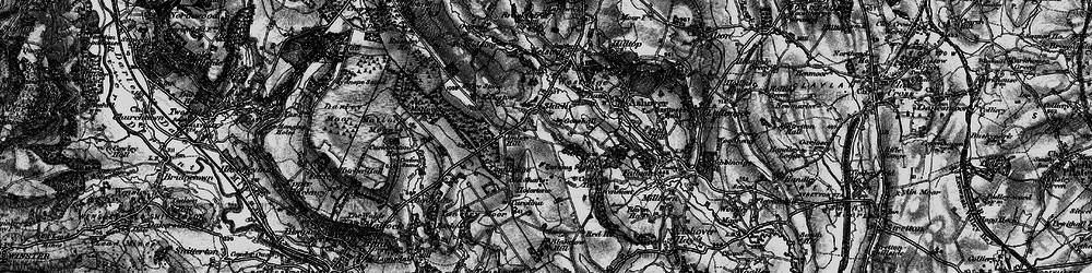 Old map of Slack in 1896