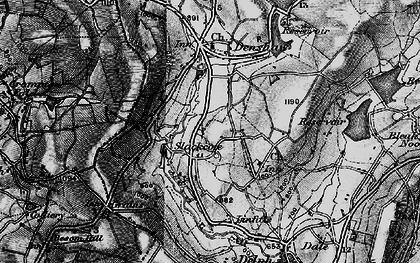 Old map of Slackcote in 1896