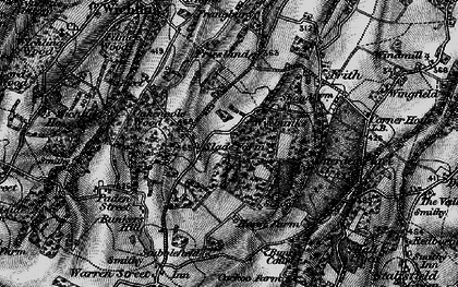 Old map of Slade in 1895