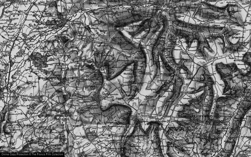 Old Map of Slade, 1898 in 1898