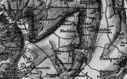 Old map of Slade in 1898