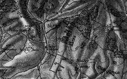 Old map of Sladen Green in 1895