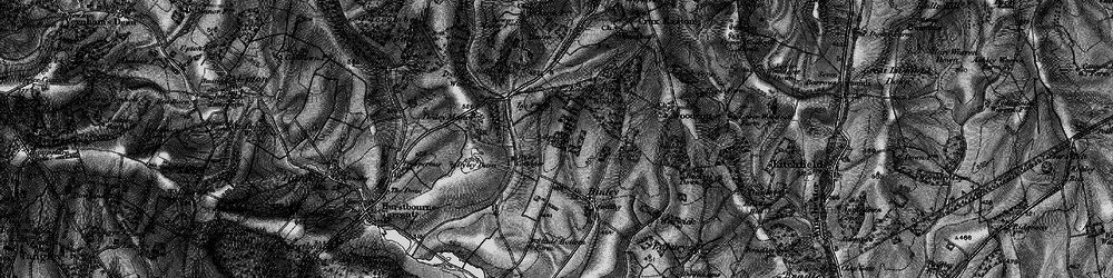 Old map of Sladen Green in 1895