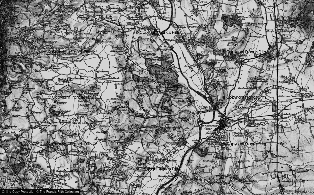 Old Map of Slades Green, 1898 in 1898
