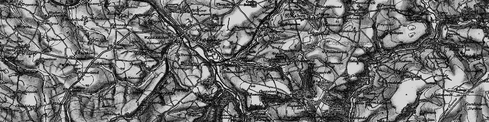 Old map of Sladesbridge in 1895