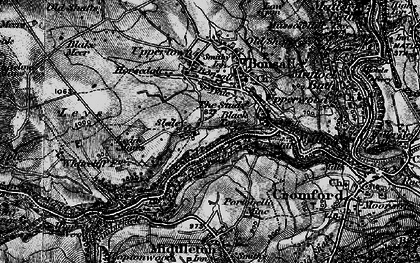 Old map of Bonsall Mines in 1897