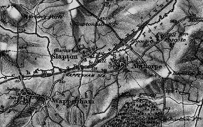 Old map of Slapton in 1896