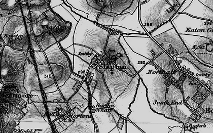 Old map of Slapton in 1896