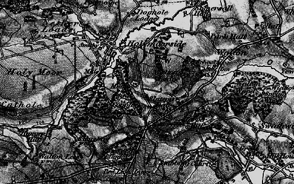 Old map of Slatepit Dale in 1896