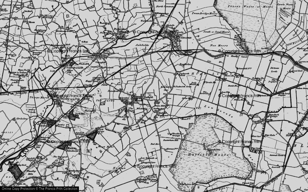 Old Map of Slay Pits, 1895 in 1895