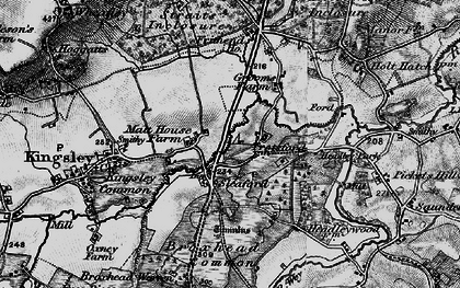 Old map of Sleaford in 1895