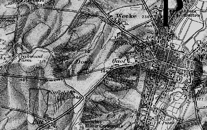 Old map of Sleepers Hill in 1895