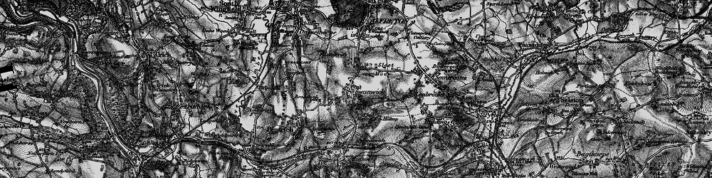 Old map of Sleet Moor in 1895