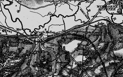 Old map of Sleight in 1895