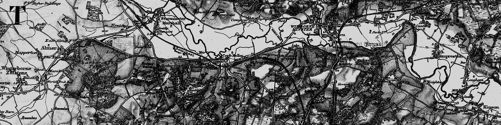 Old map of Sleight in 1895