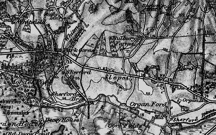 Old map of Slepe in 1895
