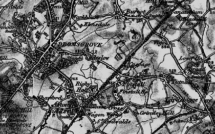 Old map of Slideslow in 1898
