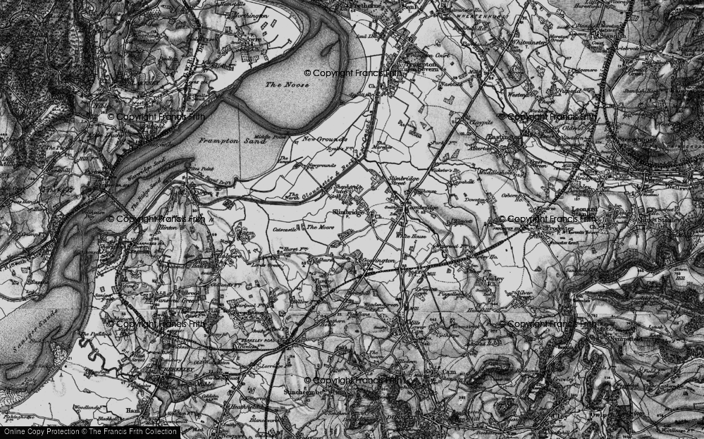 Old Map of Slimbridge, 1897 in 1897