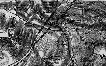 Old map of Slip End in 1896