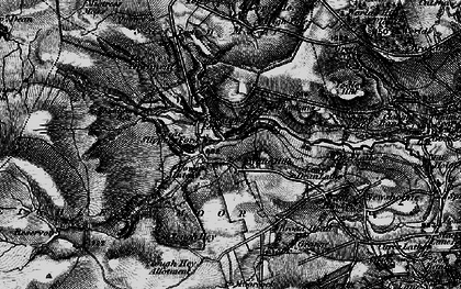Old map of Slippery Ford in 1898
