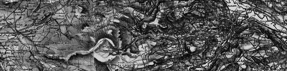 Old map of Slippery Ford in 1898