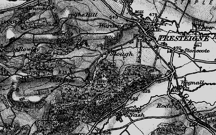 Old map of Slough in 1899