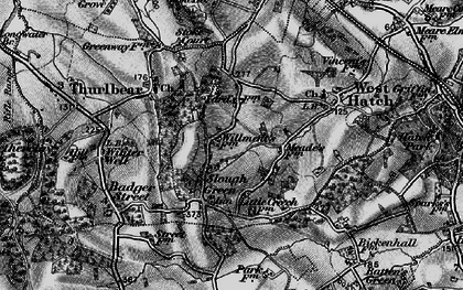Old map of Slough Green in 1898