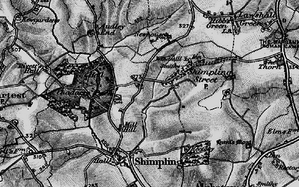 Old map of Slough Hill in 1895