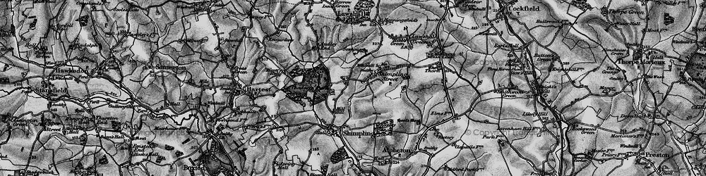Old map of Slough Hill in 1895