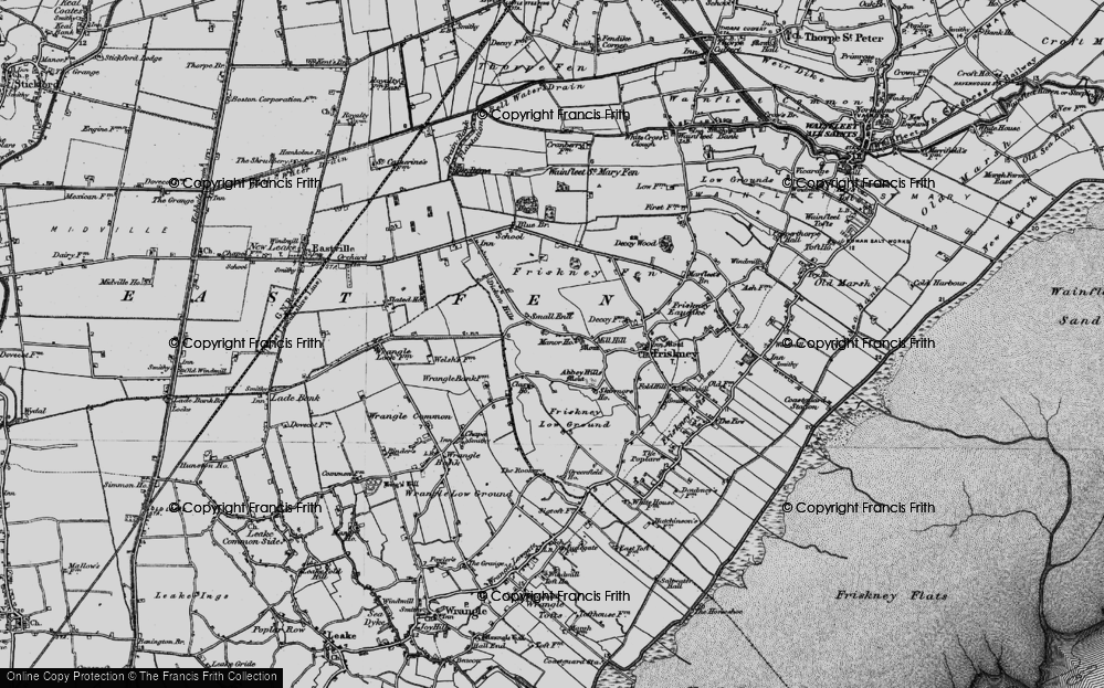 Old Map of Small End, 1899 in 1899