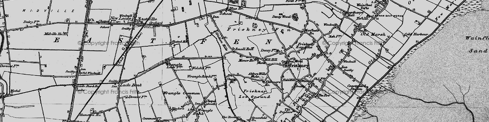 Old map of Small End in 1899