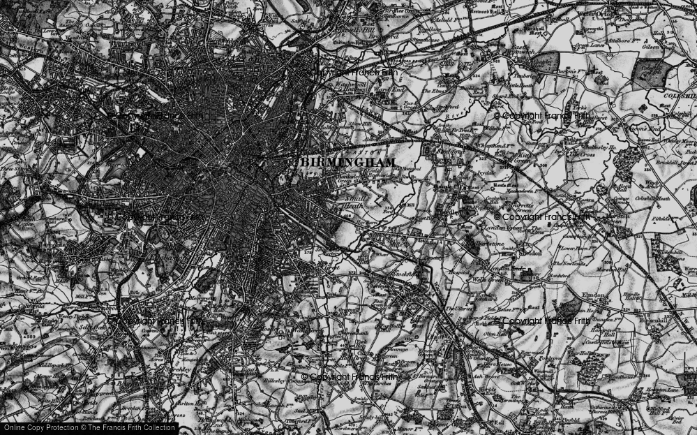 Old Map of Small Heath, 1899 in 1899