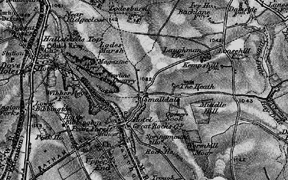 Old map of Smalldale in 1896