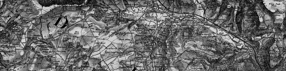 Old map of Smalldale in 1896