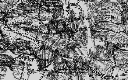 Old map of Smalley Green in 1895