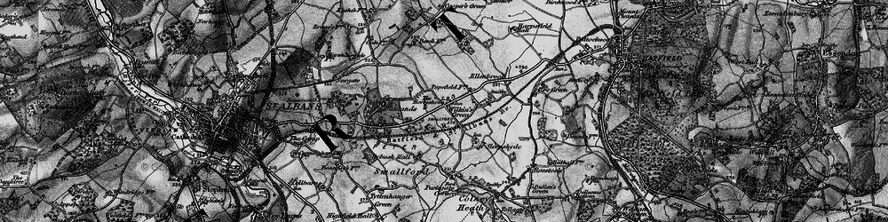 Old map of Smallford in 1896