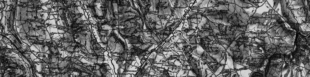 Old map of Smallridge in 1898