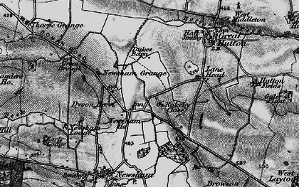 Old map of Lane Head in 1897