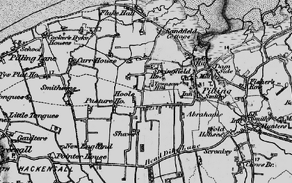 Old map of Beech Ho in 1896