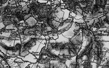 Old map of Smart's Hill in 1895