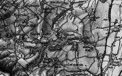 Old map of Smethcott in 1899