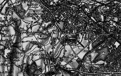 Old map of Smethwick in 1899