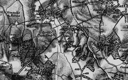 Old map of Smith's End in 1896