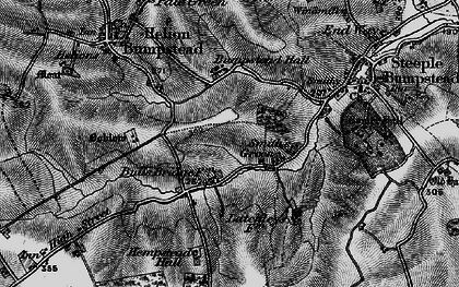 Old map of Latchley's Fm in 1895