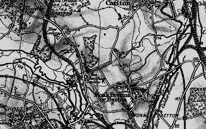 Old map of Smithies in 1896