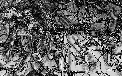 Old map of Smithies, The in 1899