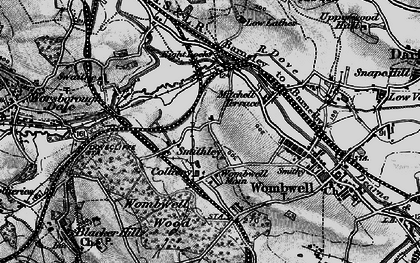 Old map of Smithley in 1896