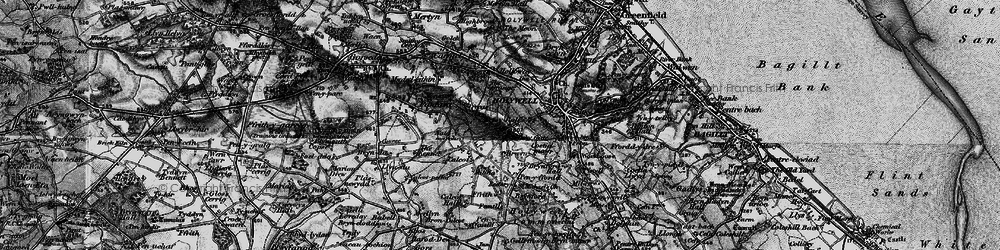 Old map of Smithy Gate in 1896